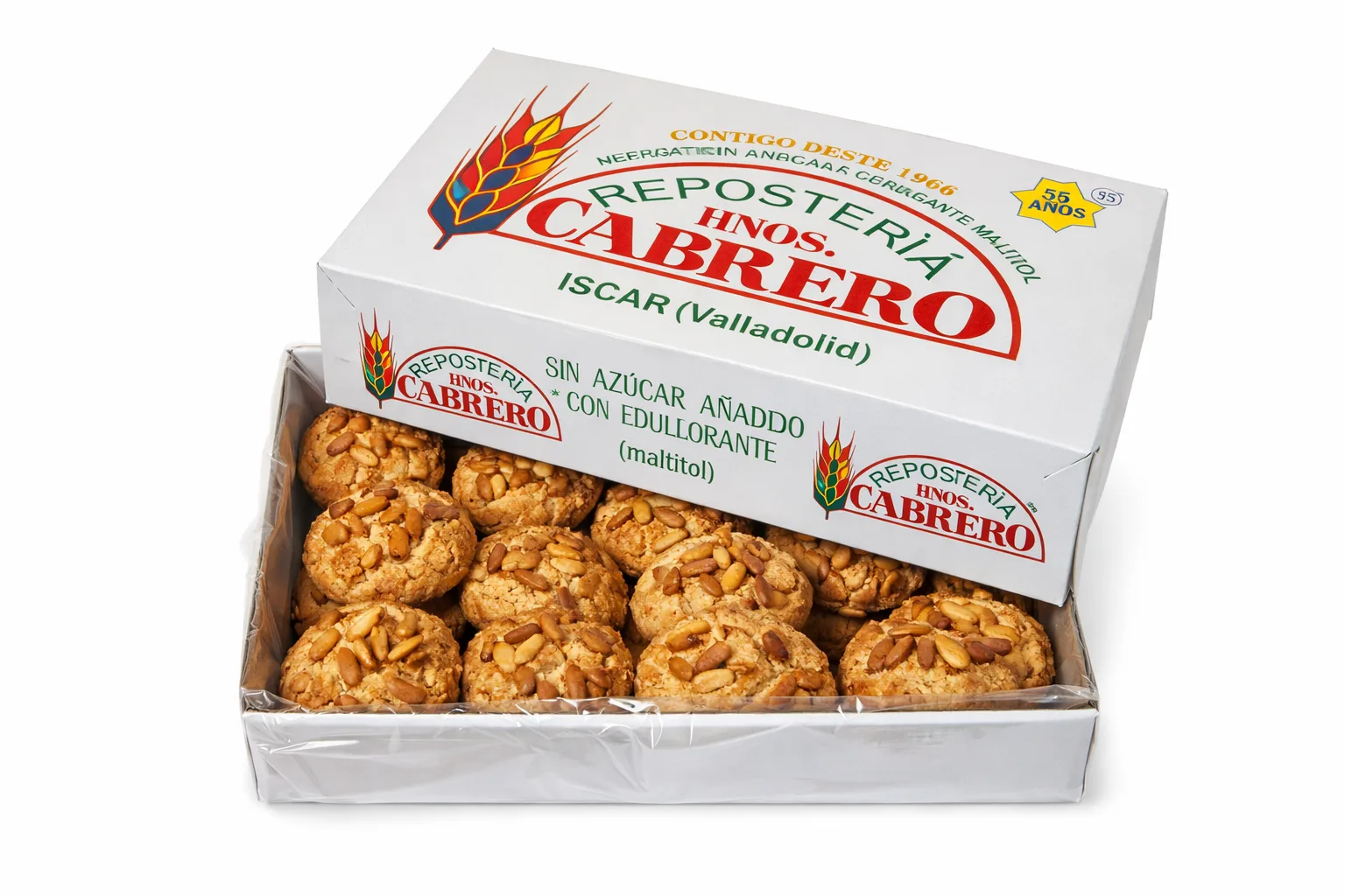 Pasta Piñon Int.maltitol Cabrero 2kg Caja - Comprar Galletas online | El Mes Dolç