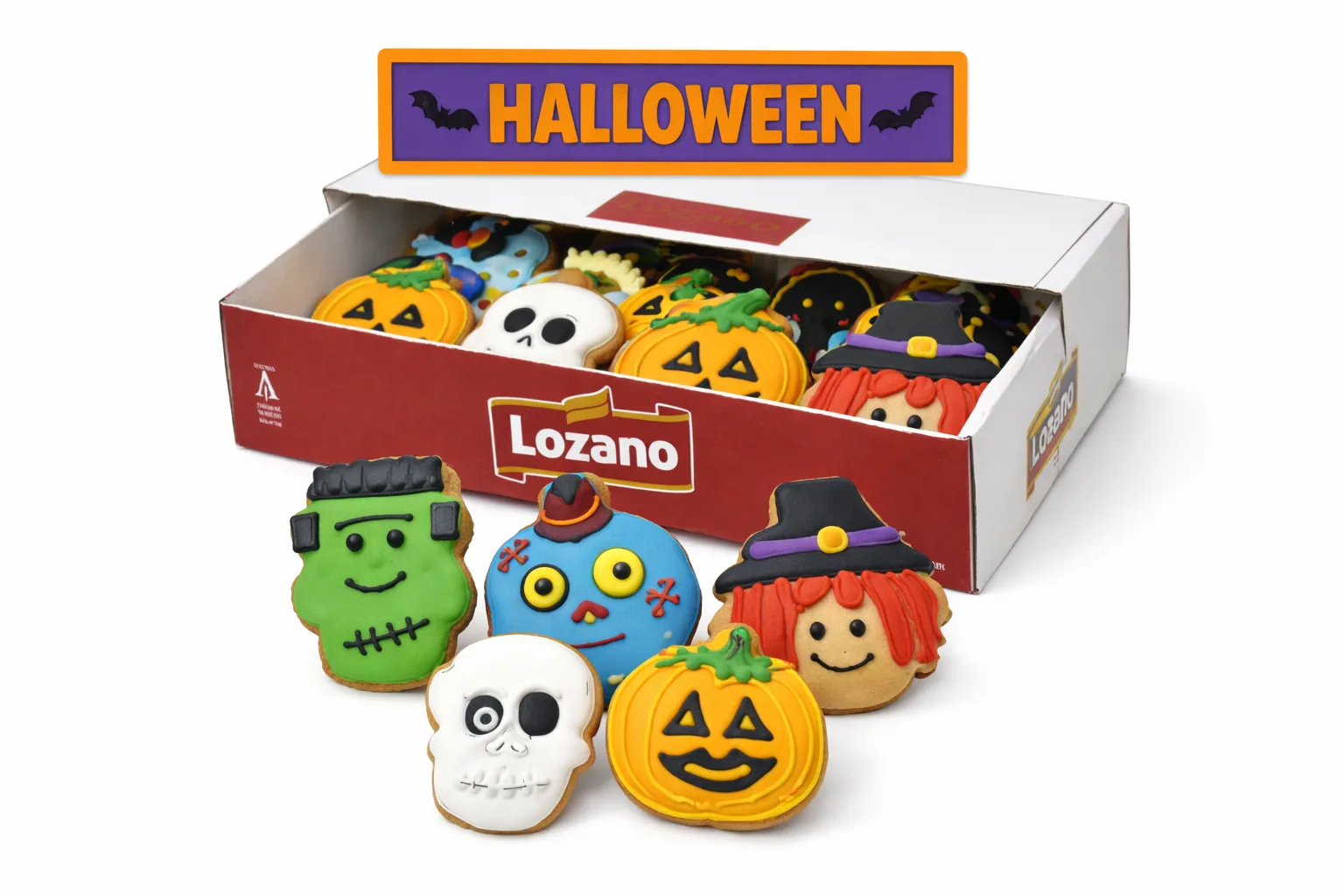 Galleta Halloween Nº25 LOZANO 30u.caja - Comprar Otras Campañas online | El Mes Dolç