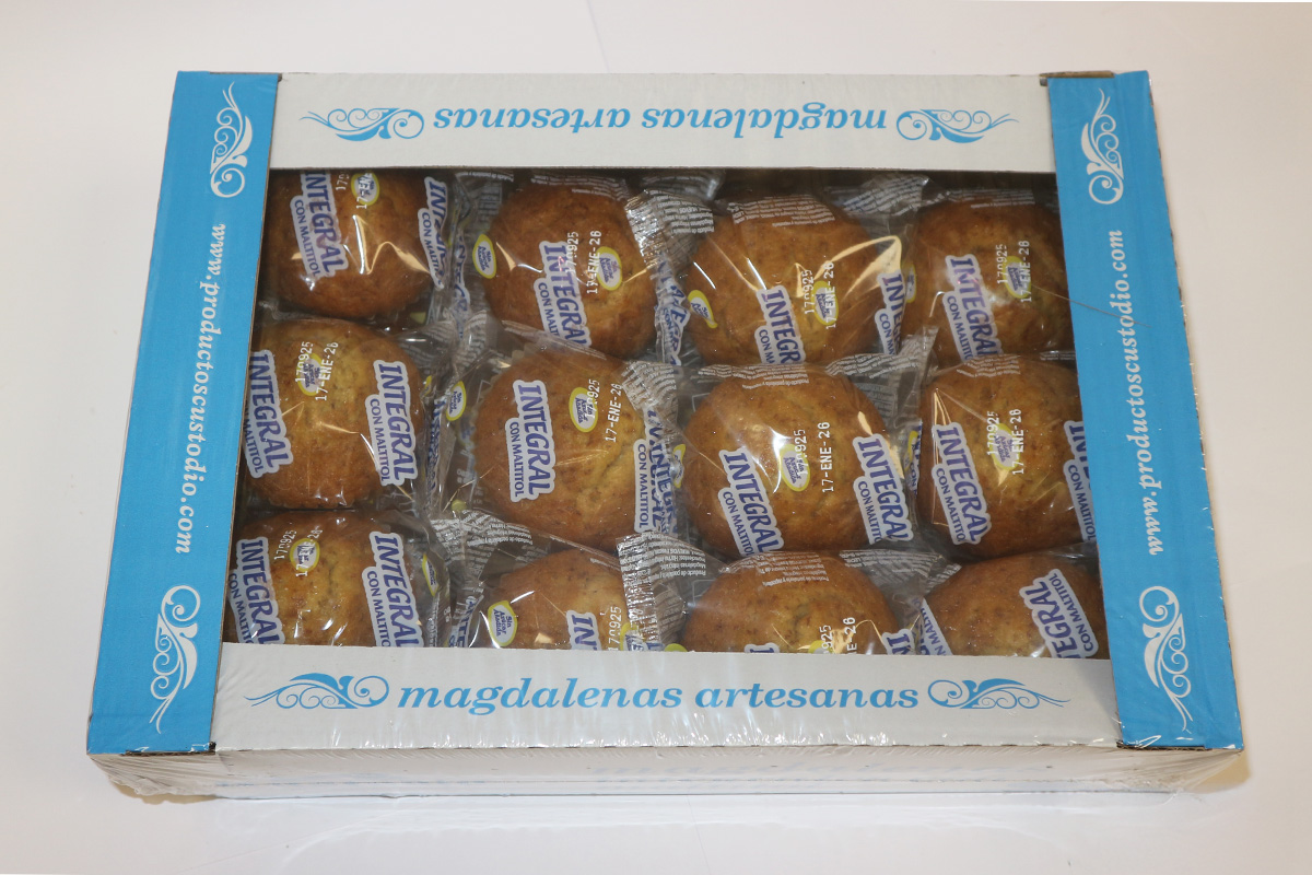 Magdalena Integral Maltitol 1x1 2kg CUSTODIO - Comprar Magdalenas online | El Mes Dolç