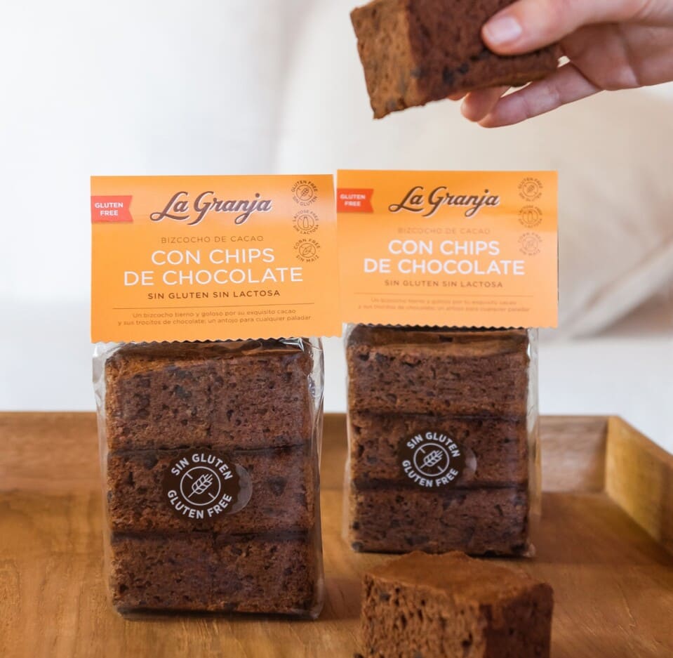 Bizcocho Cacao Chips Chocolate Sin Gluten Sin Lactosa - Imagen 5