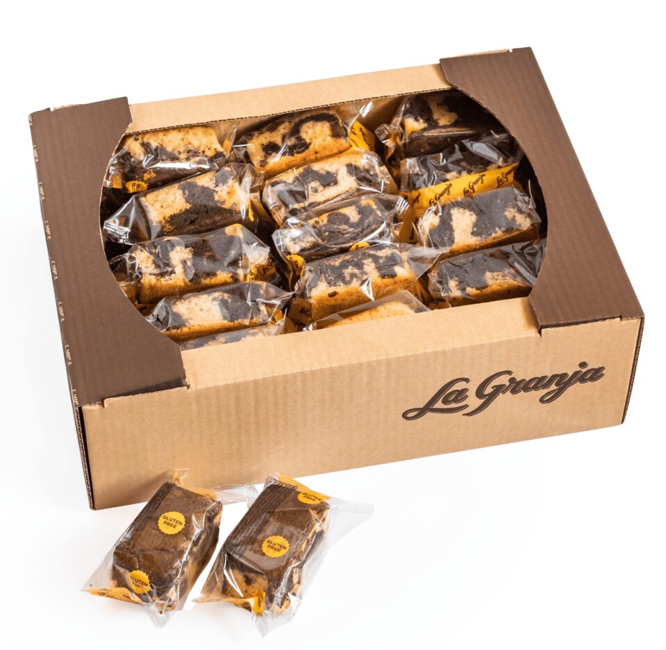 Caja Bizcocho Mármol Sin Gluten Sin Lactosa 30 uds - Comprar Bizcochos online | El Mes Dolç