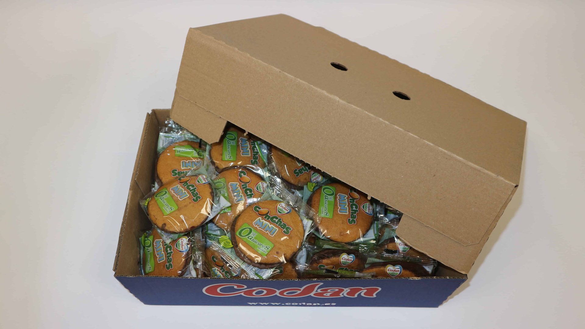 Concha Mini 0% 1x1 1,548kg CODAN - Comprar Bizcochos online | El Mes Dolç
