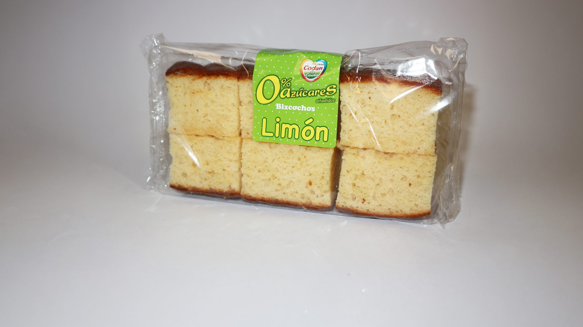 Bizcocho Limón 0% 9 Bandejas 6u CODAN - Comprar Bizcochos online | El Mes Dolç