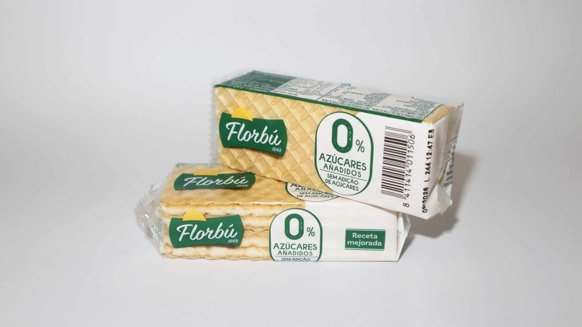 Barquillo Coco 1*2 S/az Florbu 2.5kg, galletas de La Flor Burgalesa