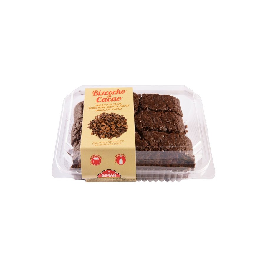 Bizcocho Cacao 360g 4u GIMAR Caja 4 uds