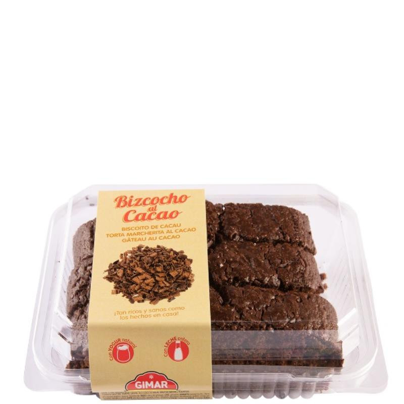 Bizcocho Cacao 360g 4u GIMAR Caja 4 uds