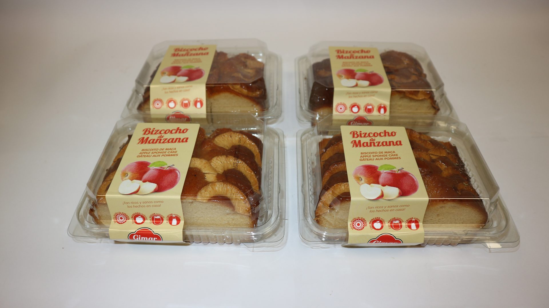Bizcocho Manzana 400g 4u GIMAR