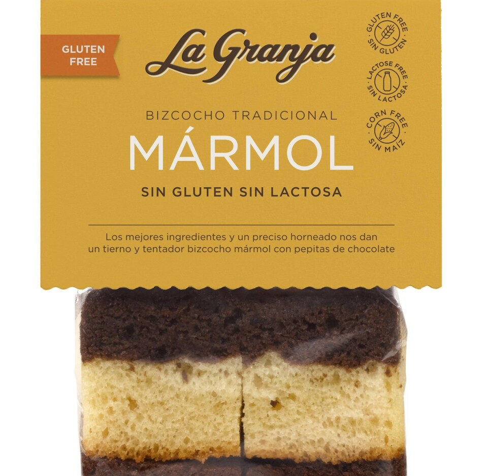 Bizcocho Mármol Sin Gluten Sin Lactosa La Granja