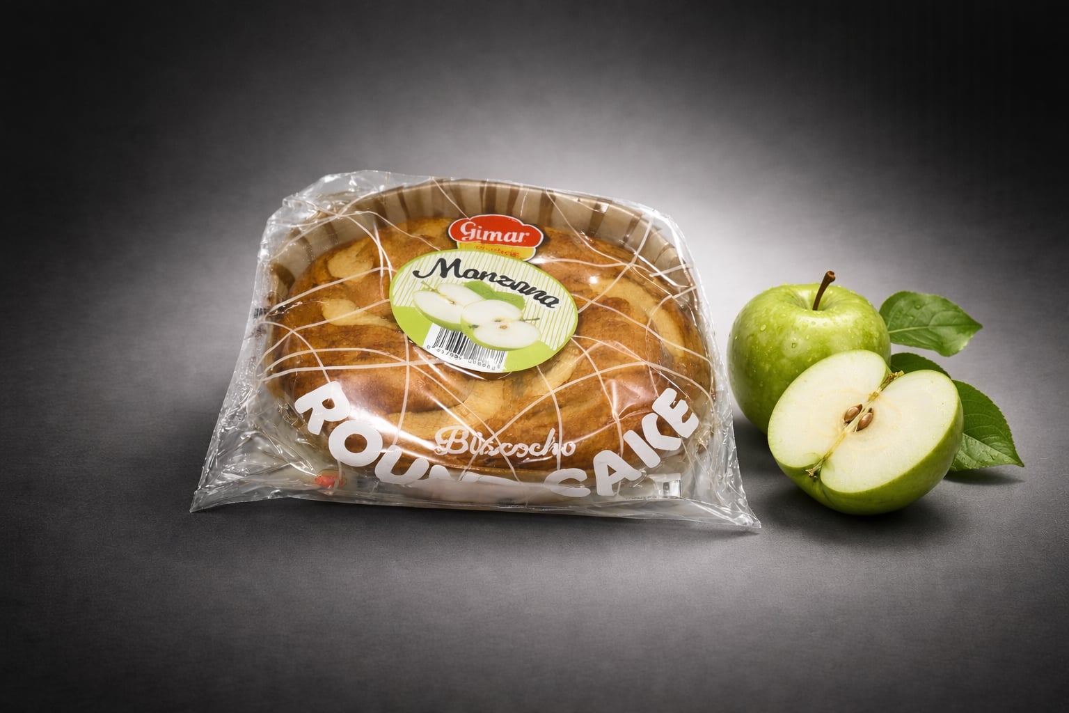 Bizcocho Rosco Manzana 400g 8u GIMAR Caja