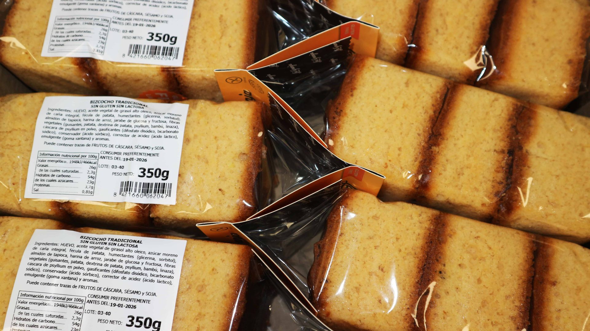 Bizcocho Trad Sin Gluten Sin Lactosa 6paq Granja Sku3363 de La Granja