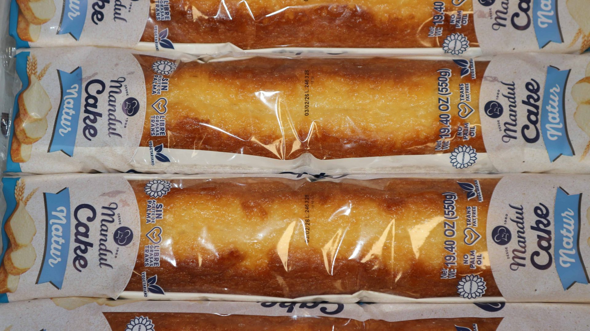 Cake natural de Mandul, bizcocho de horno mantecoso y tierno