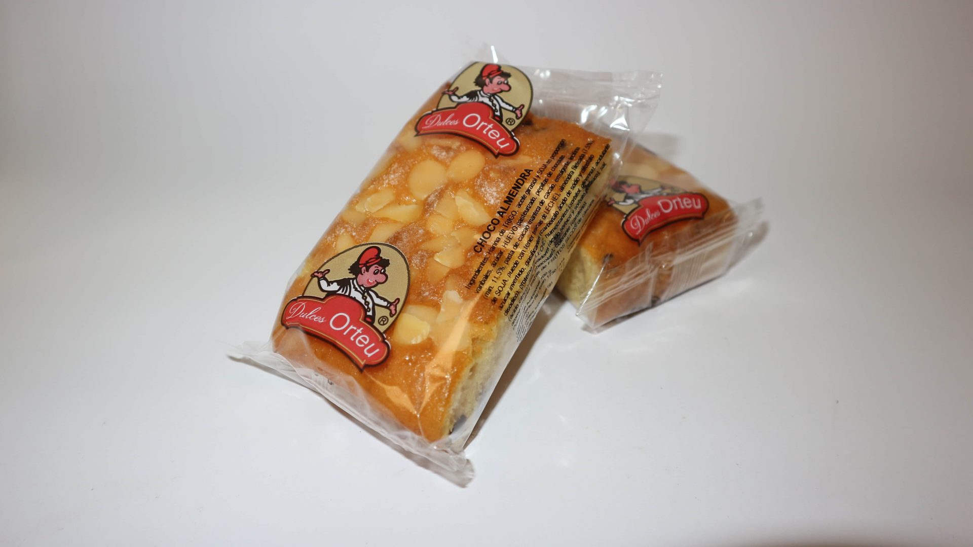 Choco Almendra Doble 21 Paquetes Orteu, bizcochos de Dulces Orteu