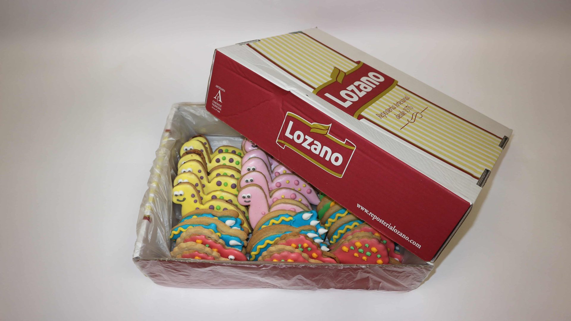Galleta Dinosaurios Nº 18 LOZANO 30u.caja