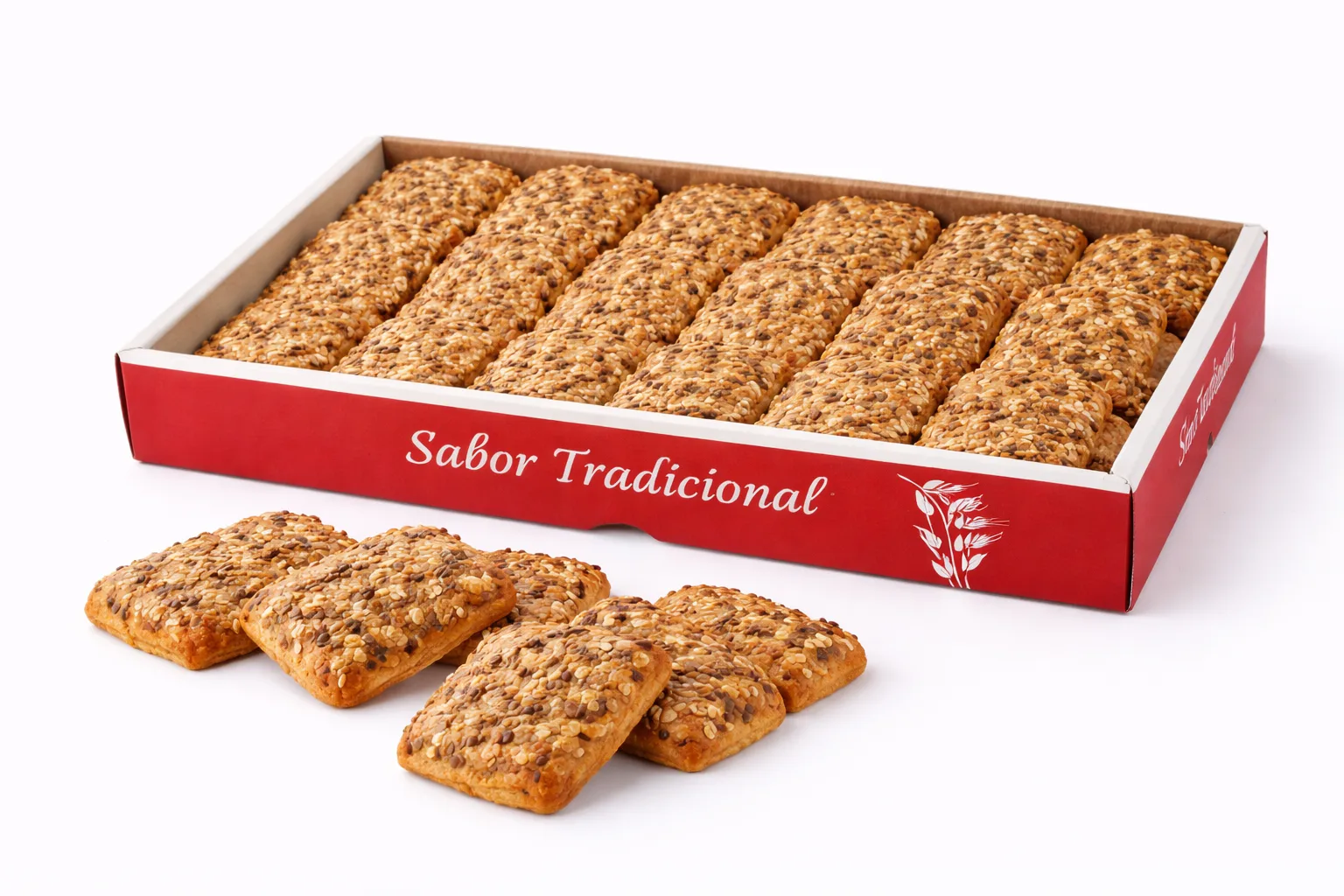Galleta Multicereales Sin Azúcar Monteturia 2kg Caja de Monte Turia