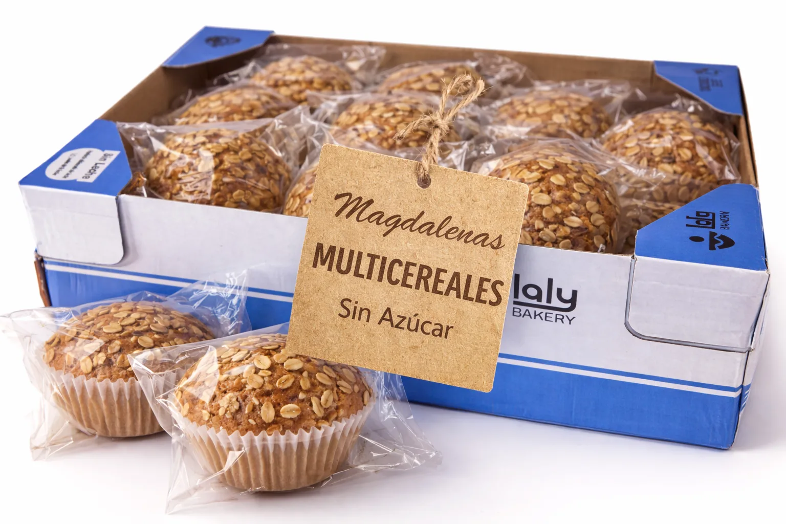 Magdalena Multicereales Sin Azúcar 1x1 Laly 1.8kg Caja