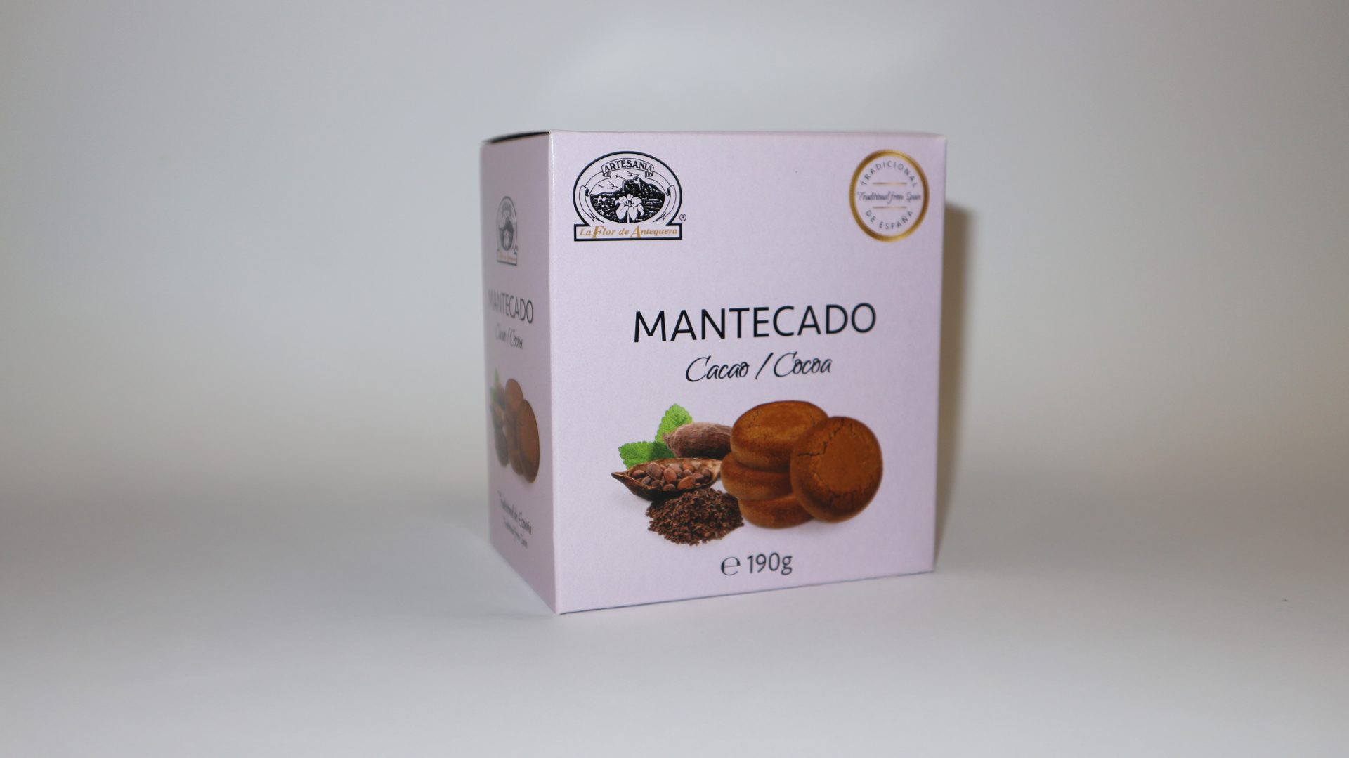 Mantecado de cacao Unión Mels, tierno y con aroma a chocolate tostado.
