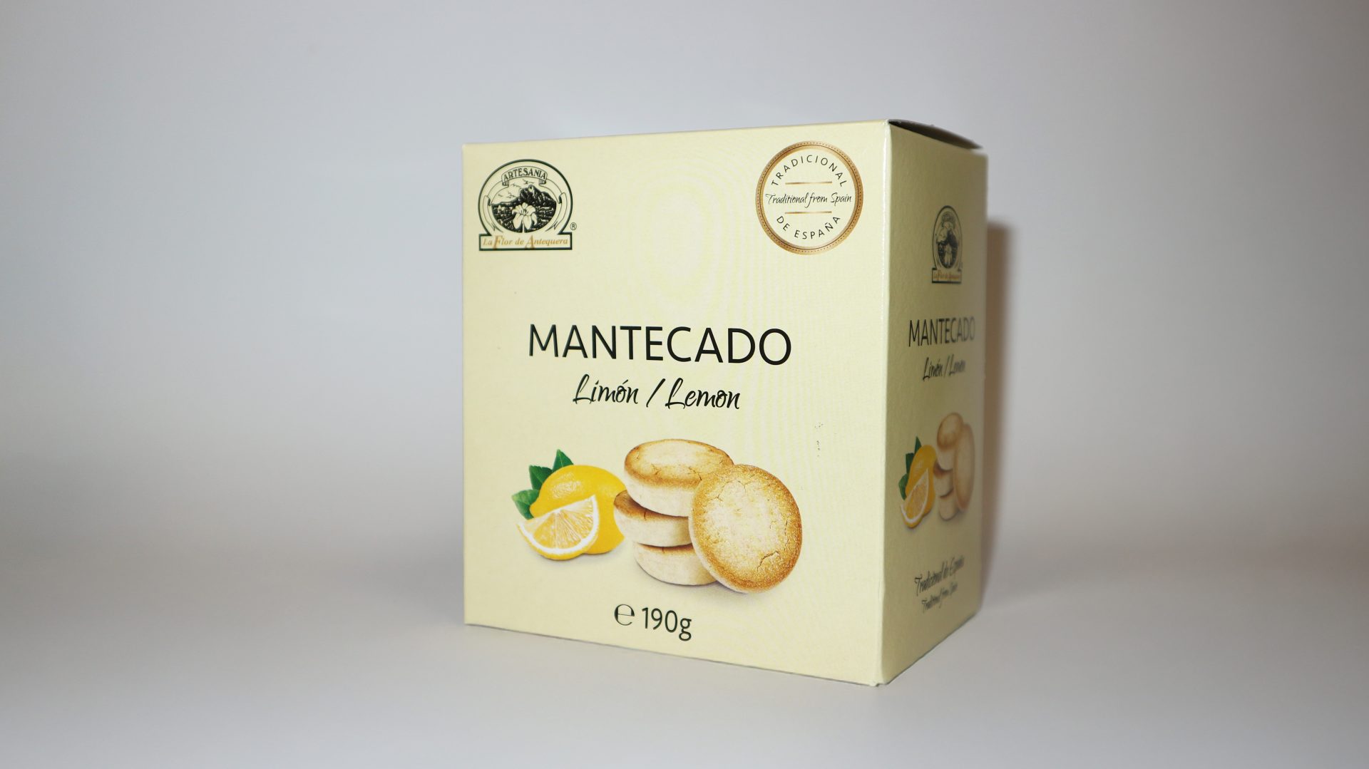 Mantecado de limón Unión Mels, tierno y con fresco aroma cítrico.