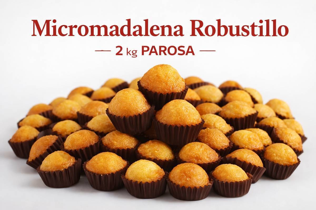 Micromagdalena Robustillo, mini bollo tierno y jugoso para picar