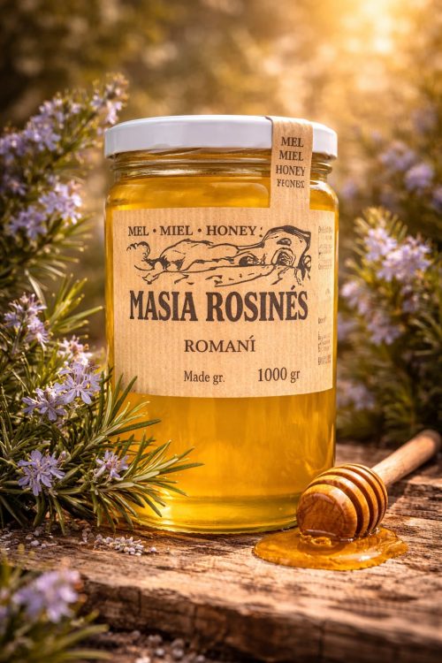 Miel de romero artesana Masiá Rosinés, clara y con delicado aroma herbal