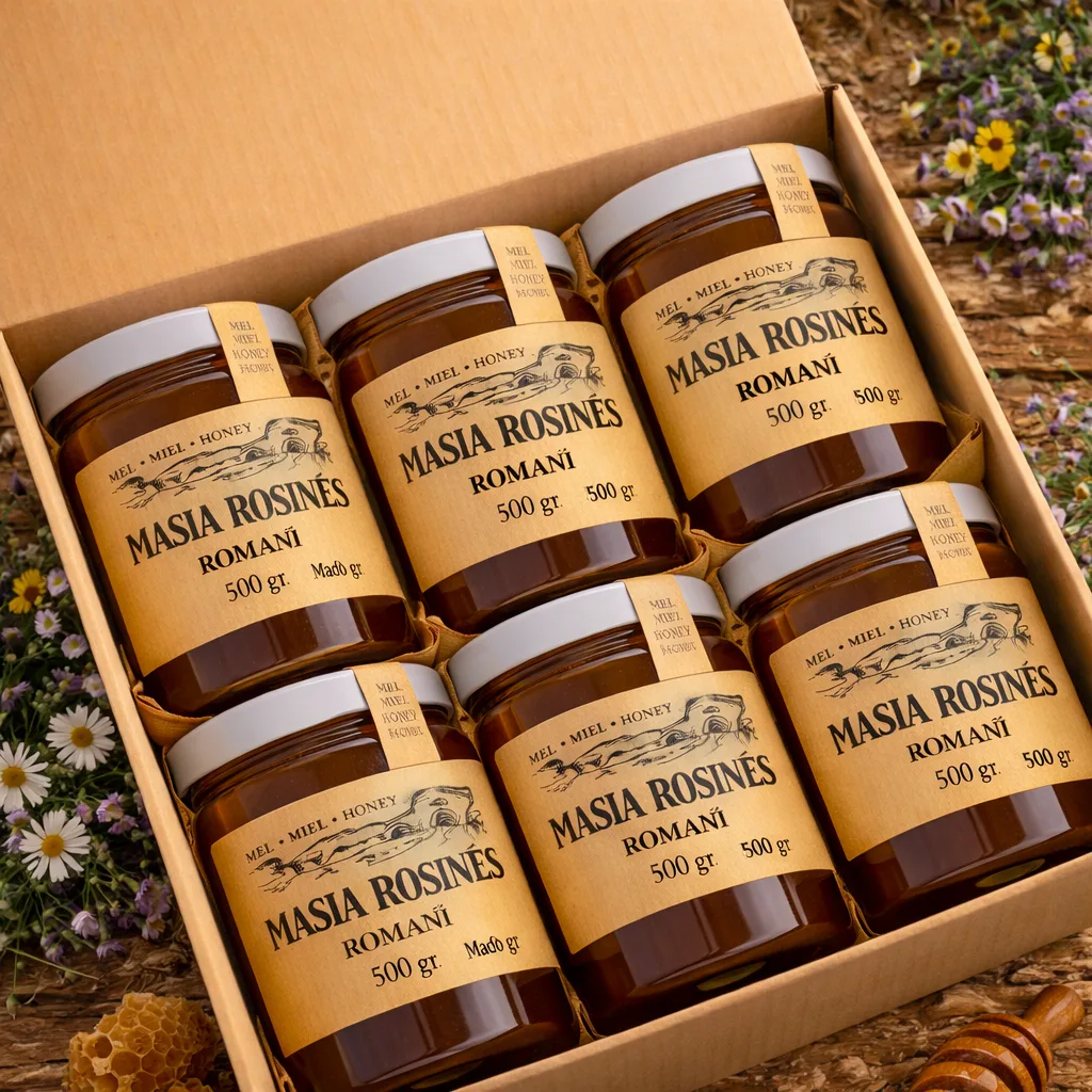 Miel de Romero MASIA ROSINES 500 g, miel rosines