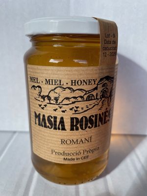 Miel de Romero MASIA ROSINES 500 g, miel rosines