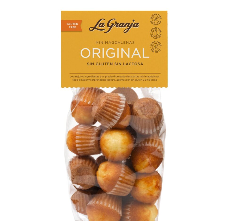 Mini Magdalenas Tradicionales Sin Gluten Sin Lactosa LA GRANJA