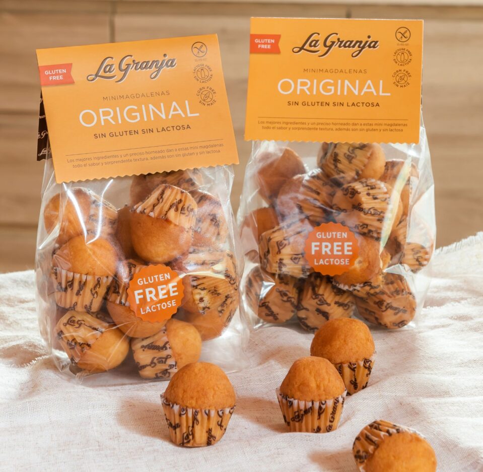 Mini Magdalenas Tradicionales Sin Gluten Sin Lactosa LA GRANJA