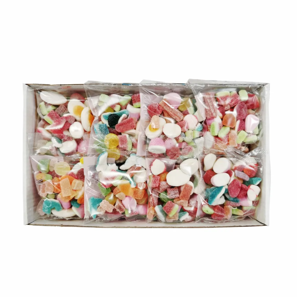 Mix de gominolas brillantes de Plis Plas, coloridas y con brillo azucarado