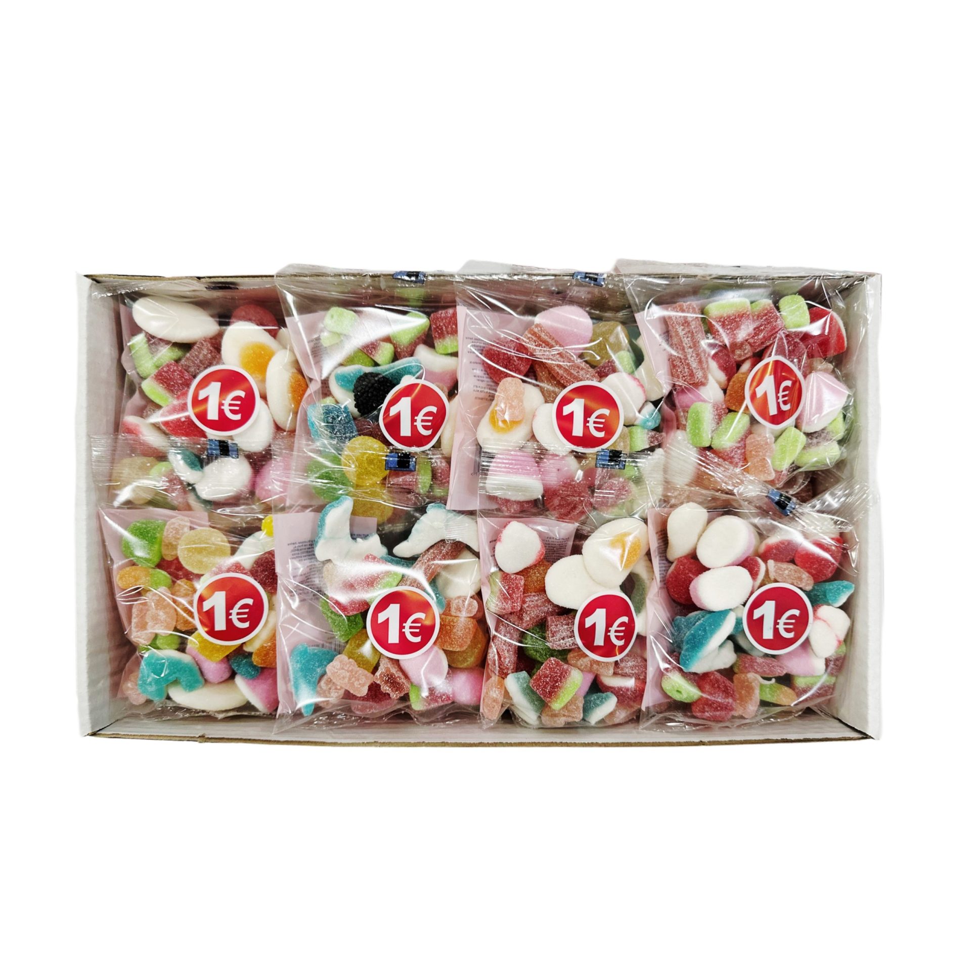 Mix Gomitas Brillo 24u Caja, snacks de Plis Plas