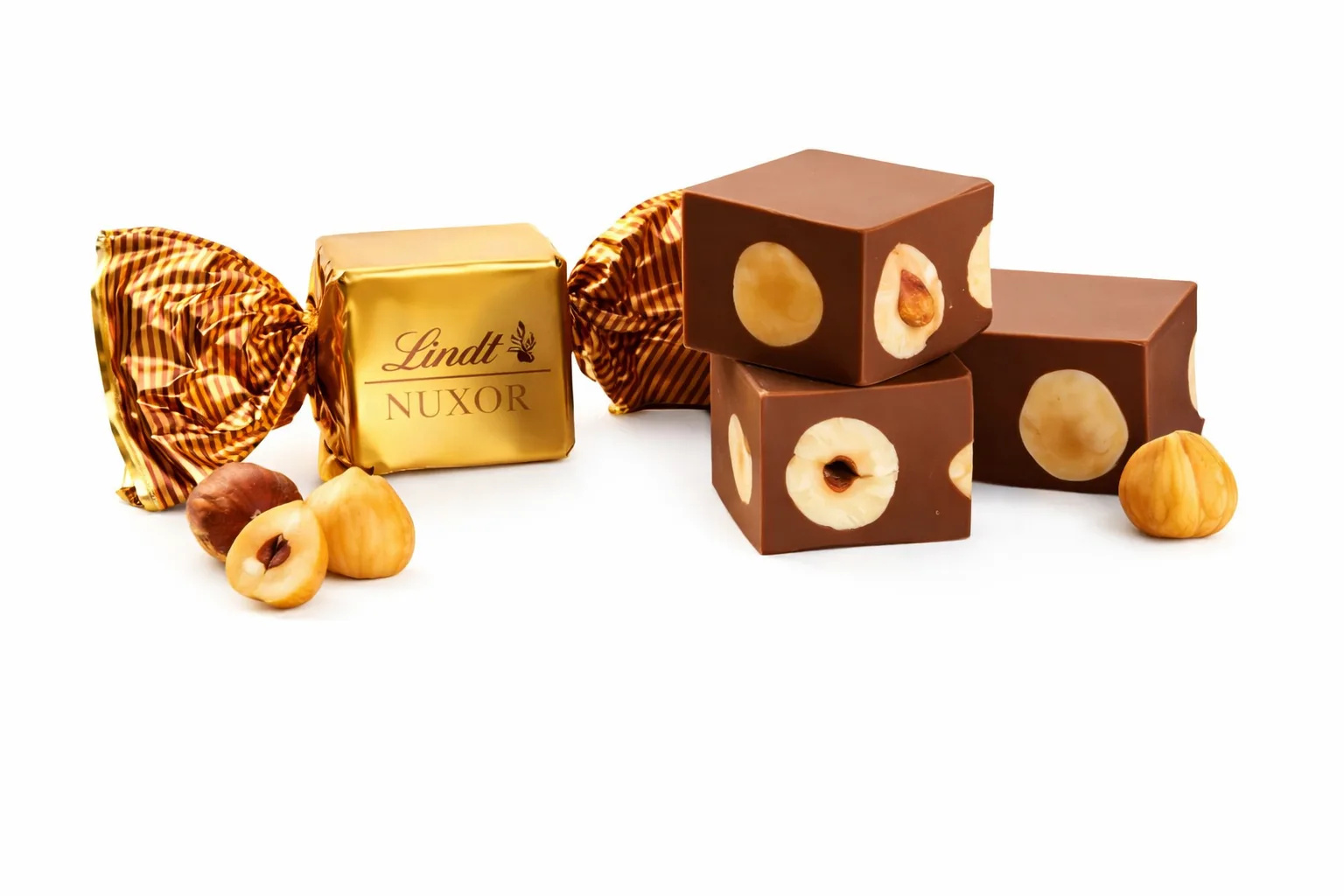 Bombon Lindt Nuxor Leche Avellana 2kg - Imagen 3
