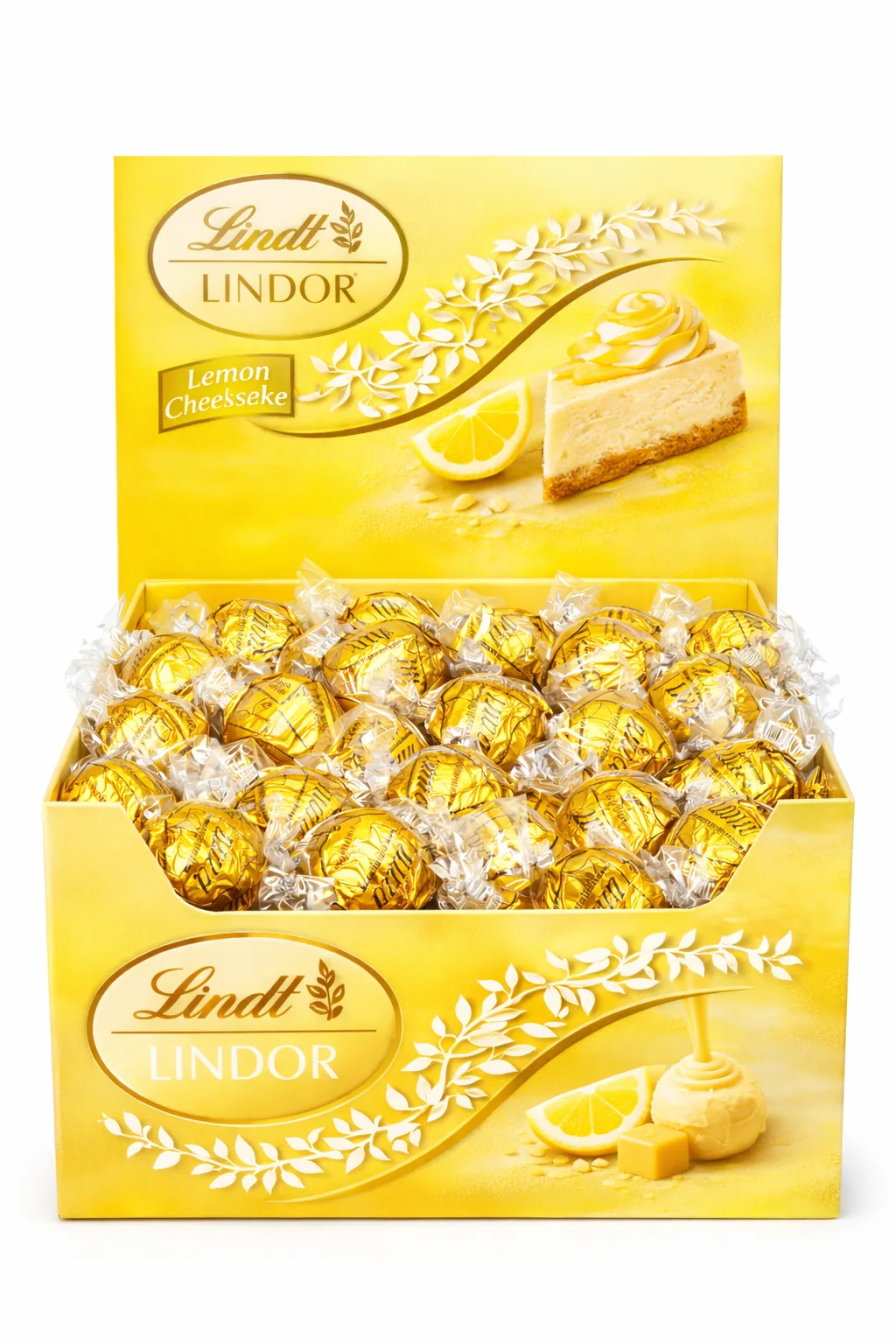 Bombon Lindt Lemon Cheesecake 2kg - Comprar Navidad online | El Mes Dolç