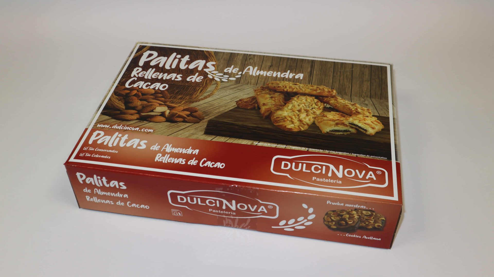 Palitas Almendra Rellenas Bartol 2kg, galletas