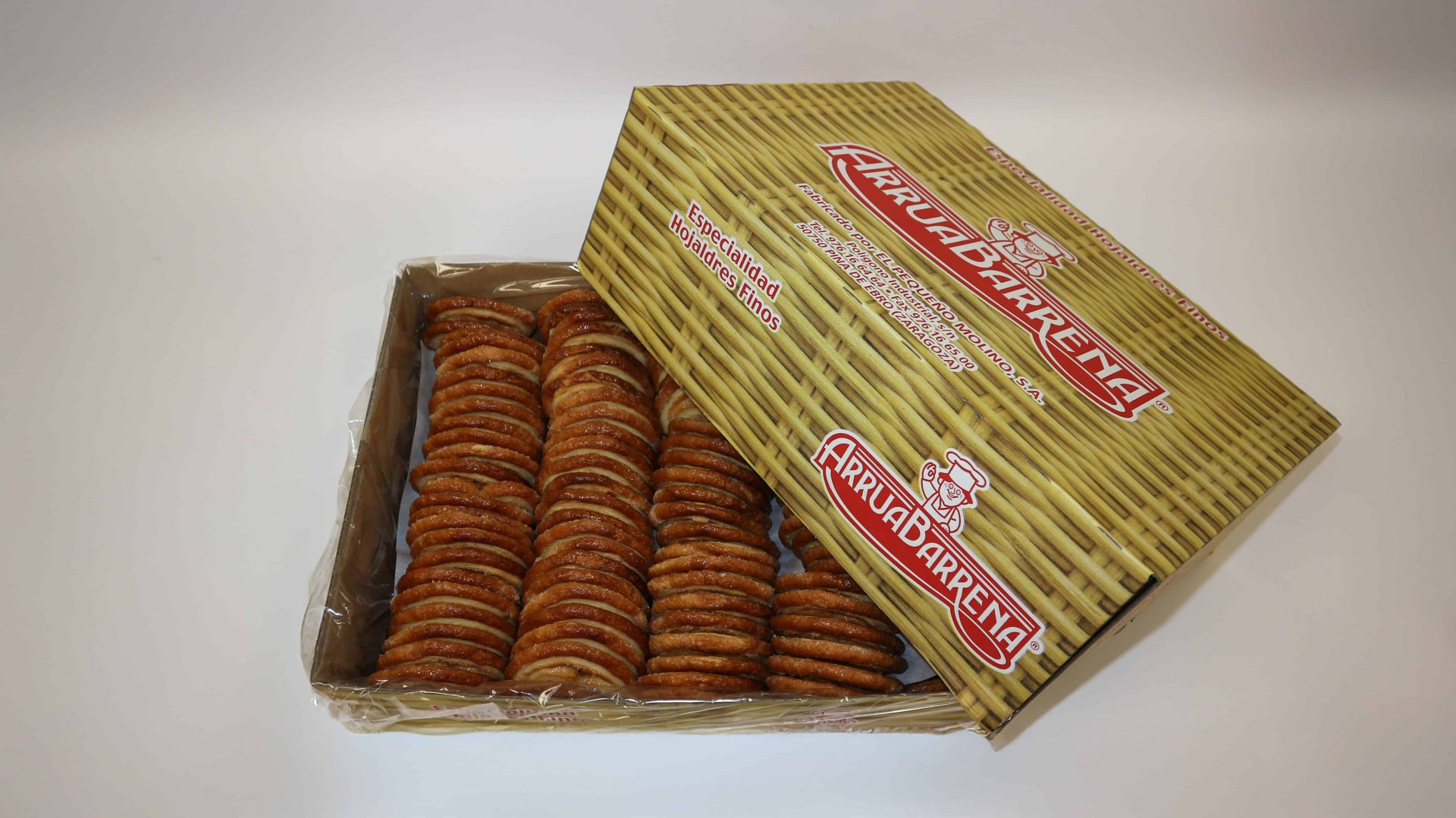Palmera de hojaldre Arruabarrena, capas crujientes y caramelizadas