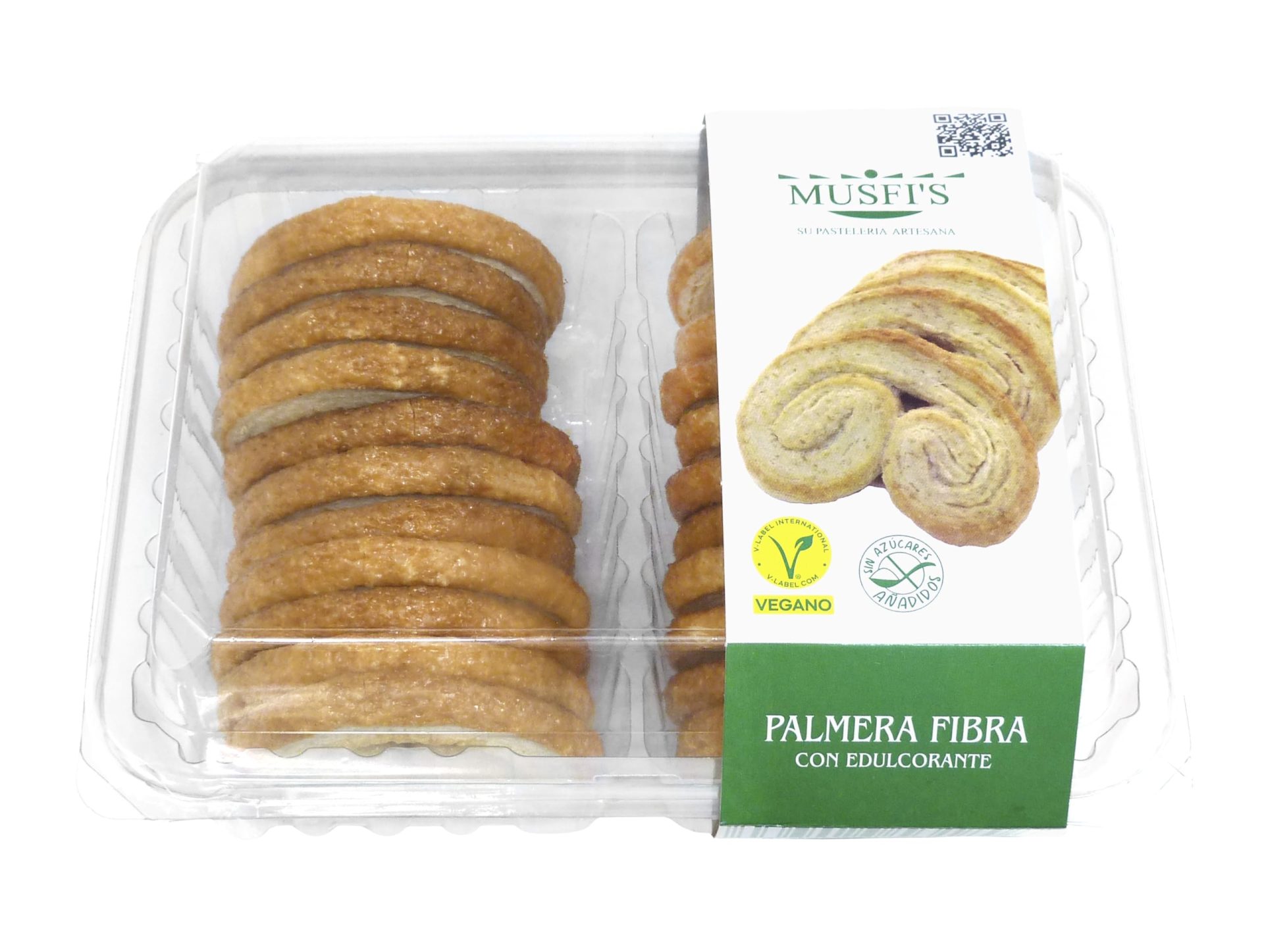 Palmera Fibra Edulc 250g 8 Blister Brezo, hojaldre de Virgen del Brezo