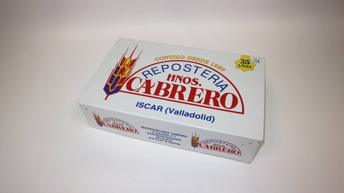 Pasta Piñon 1x1 Cabrero 2kg Caja, galletas de Repostería Hermanos Cabrero