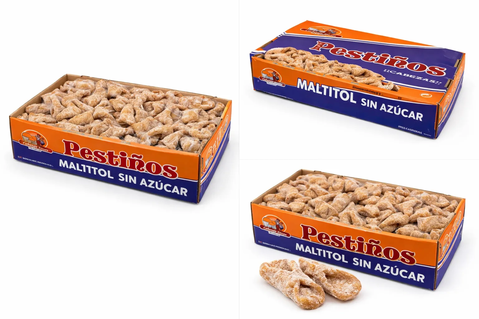 Pestiño Maltitol Cabezas 2kg Caja