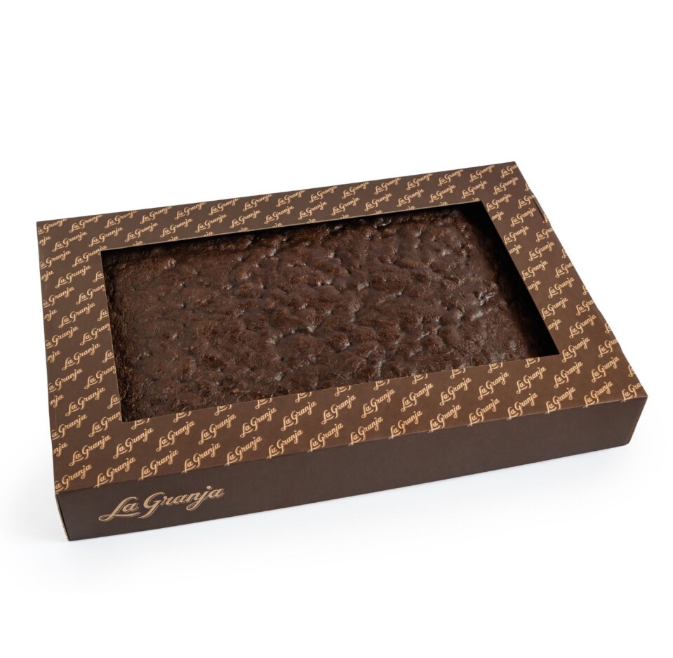Plancha 1.8kg Bizcocho Cacao Chips Sin Gluten Sin de La Granja