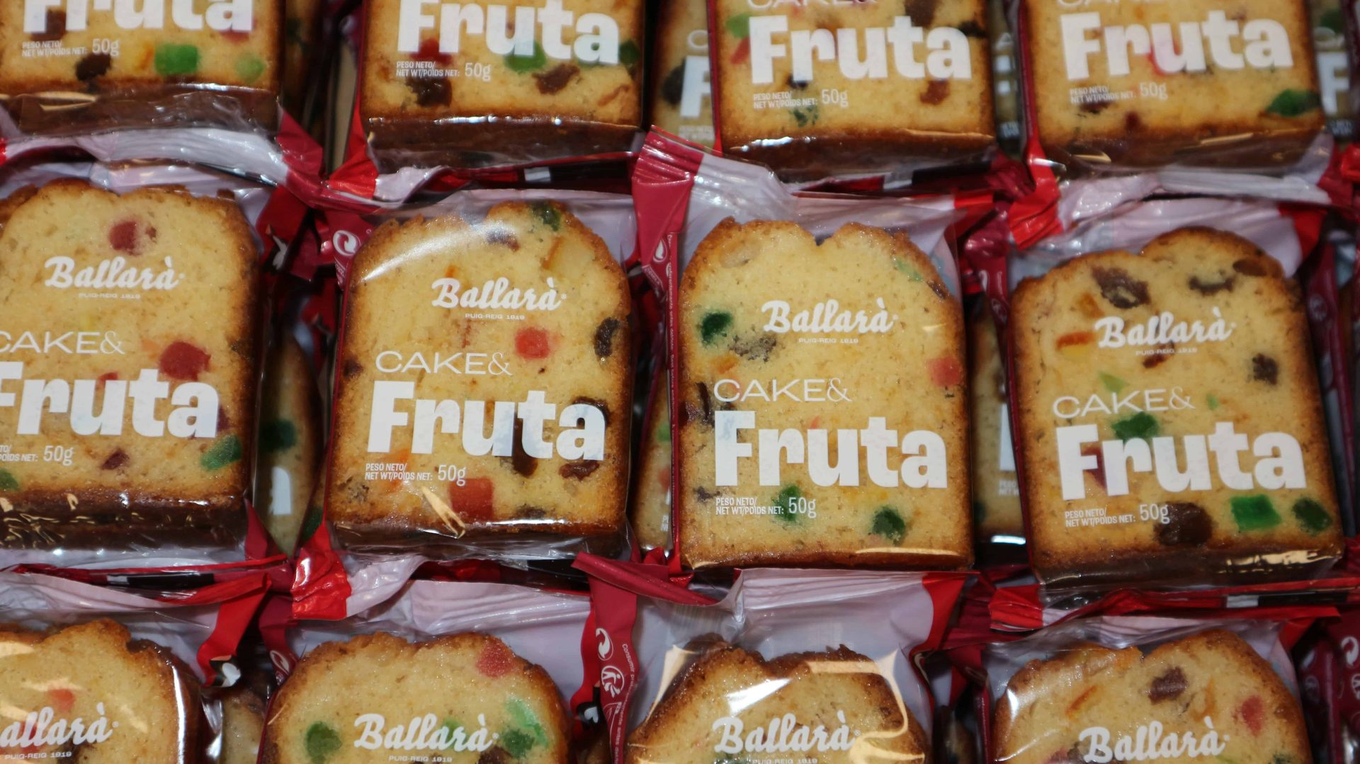 Plum Cake Fruta 45u BALLARA, bizcochos