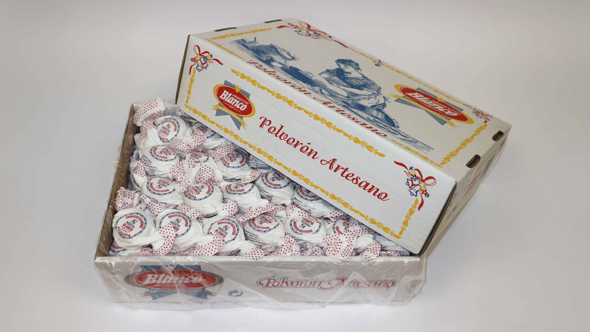 Polvorón blanco artesano, dulce navideño mantecoso que se funde en la boca