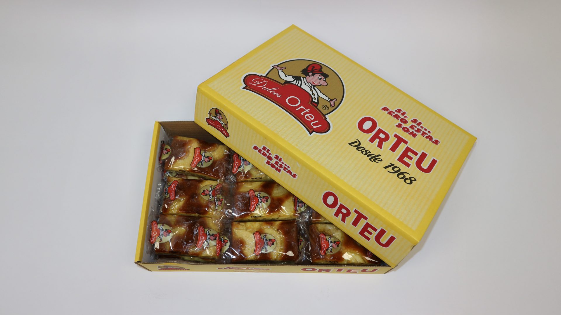Pomito de bizcocho de Dulces Orteu, bocado redondo y tierno