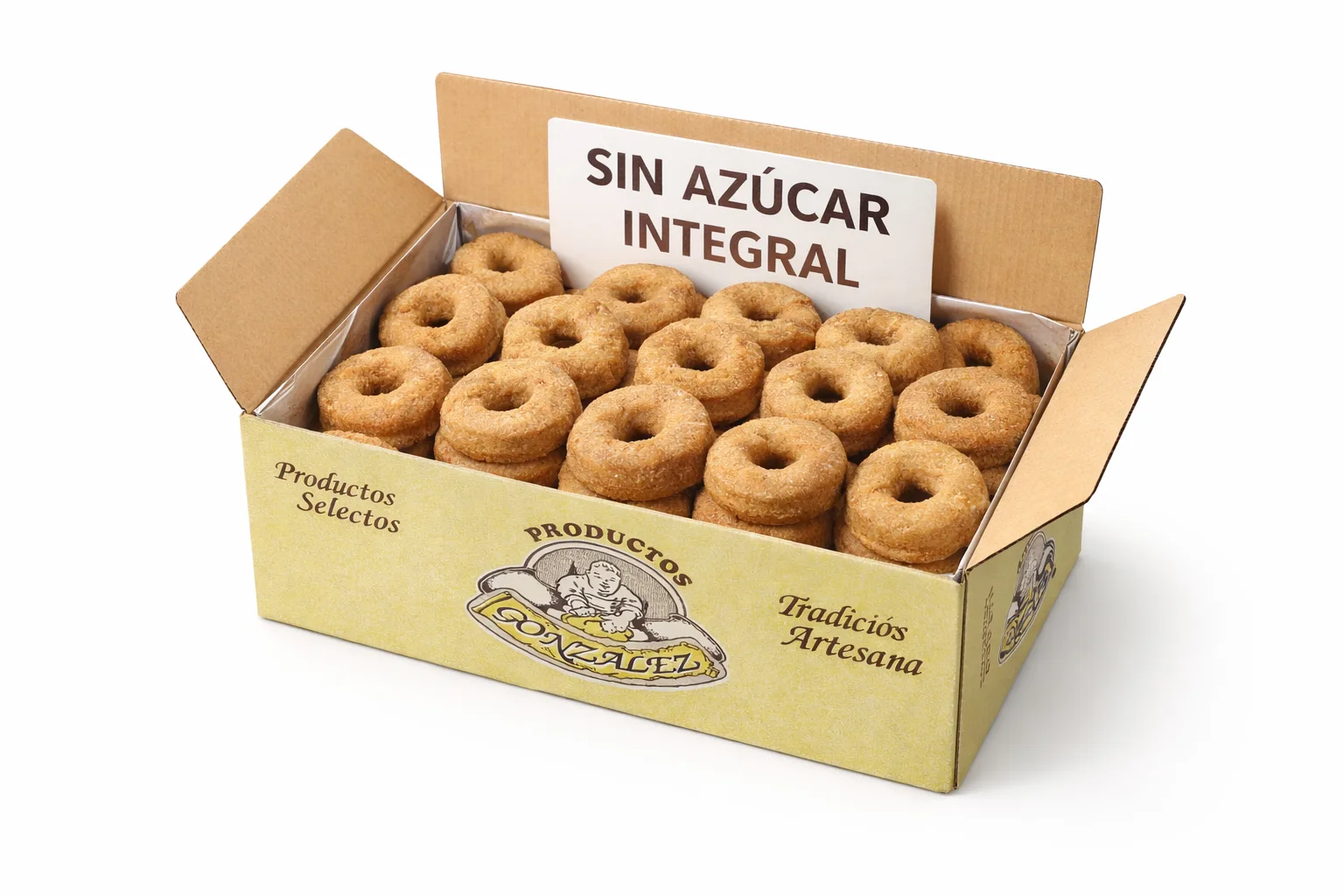 Rosco de anís integral sin azúcar González, miga rústica y anisada
