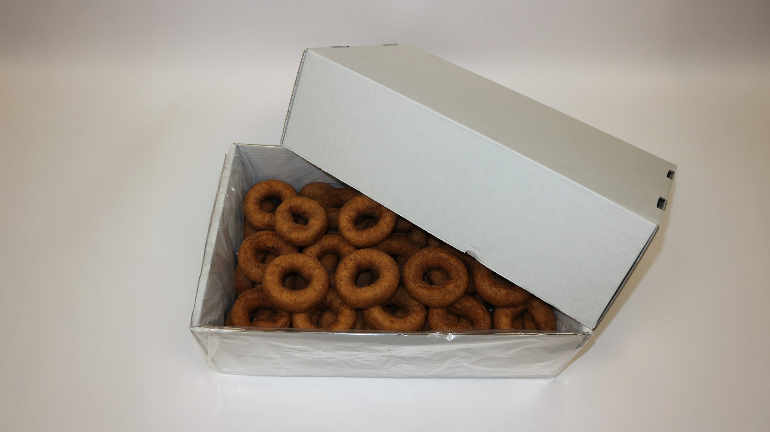 Rosco frito integral sin azúcar de Productos González, dorado y con maltitol
