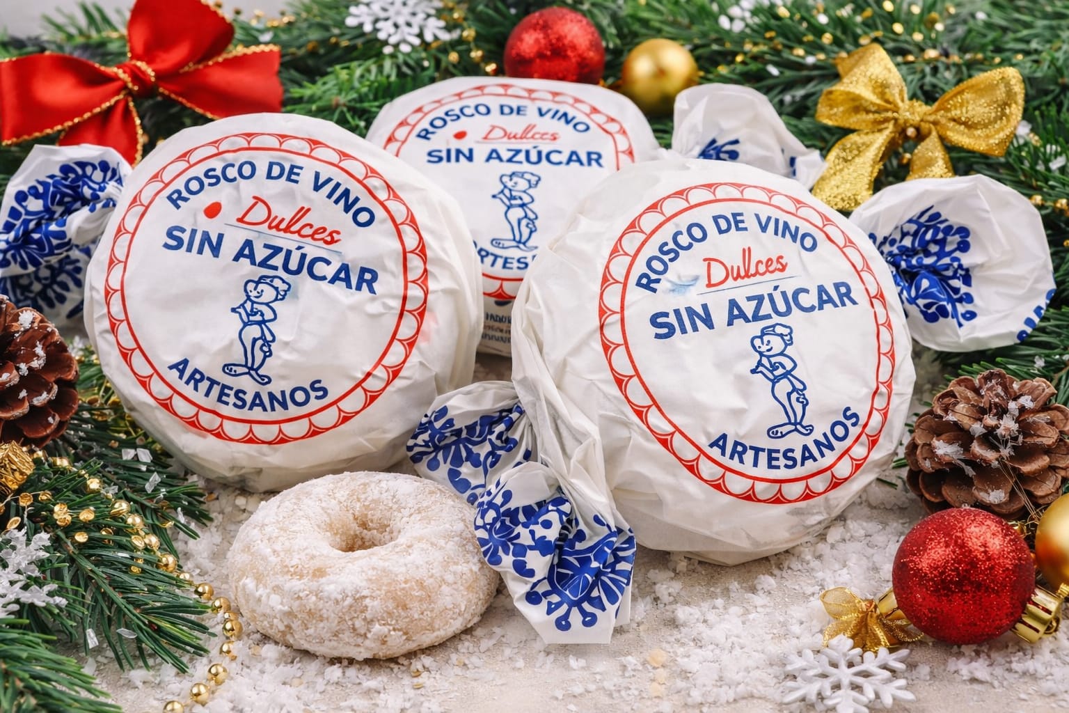 Rosco de vino sin azúcar Angulo, miga arenosa y aroma tradicional.
