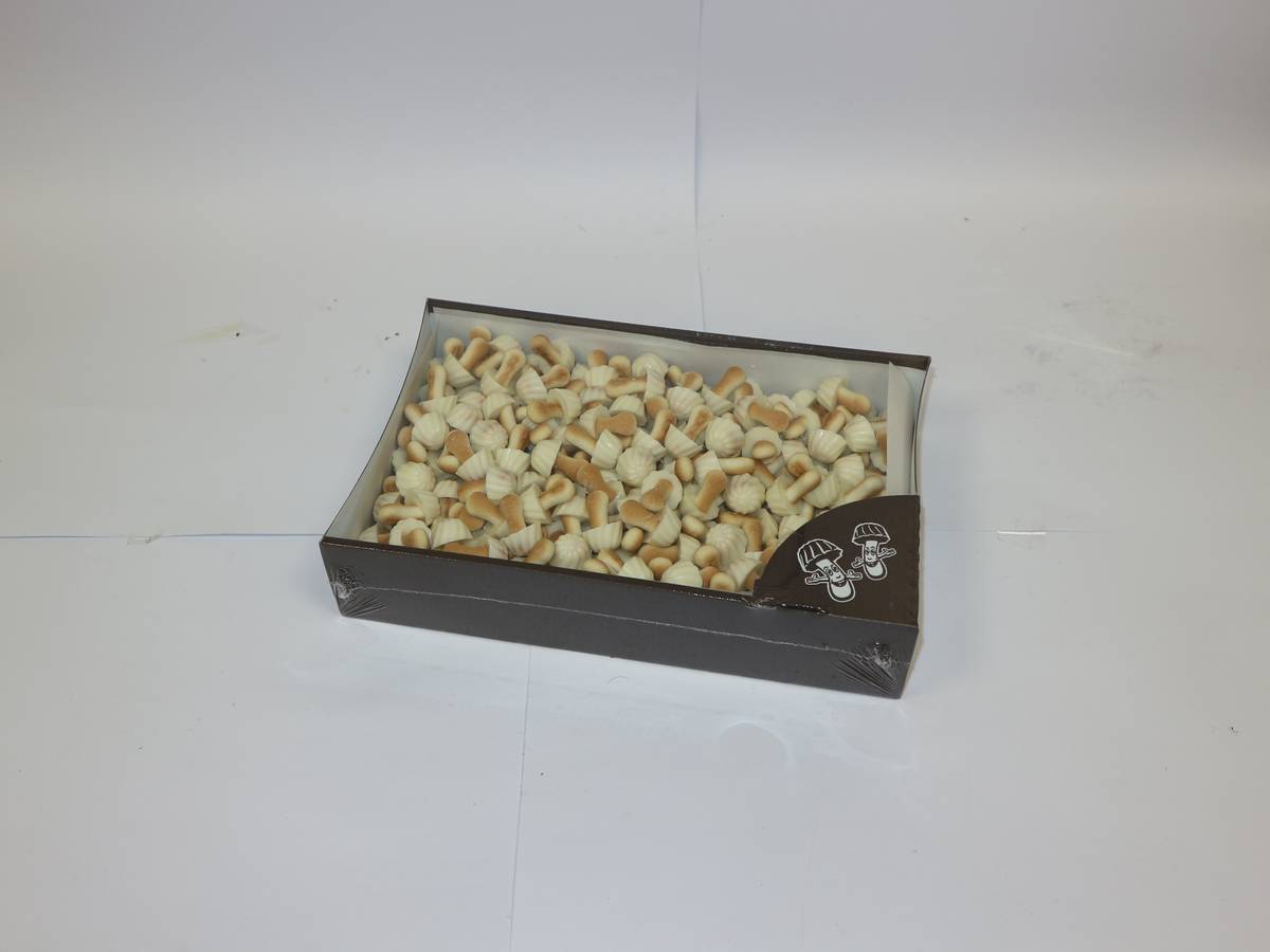 Setas Chocolate Blanco Eurochoc 1kg, galletas