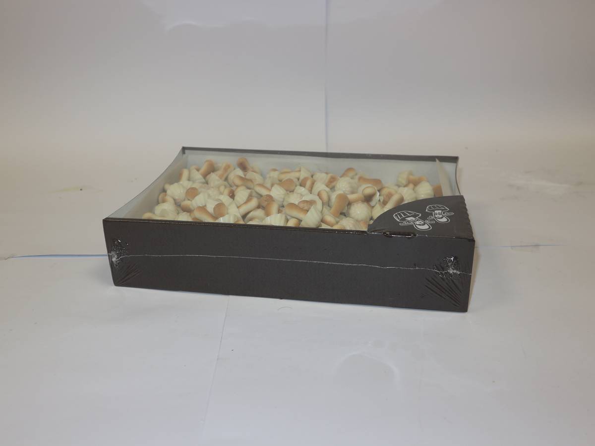Setas Chocolate Blanco Eurochoc 1kg, galletas