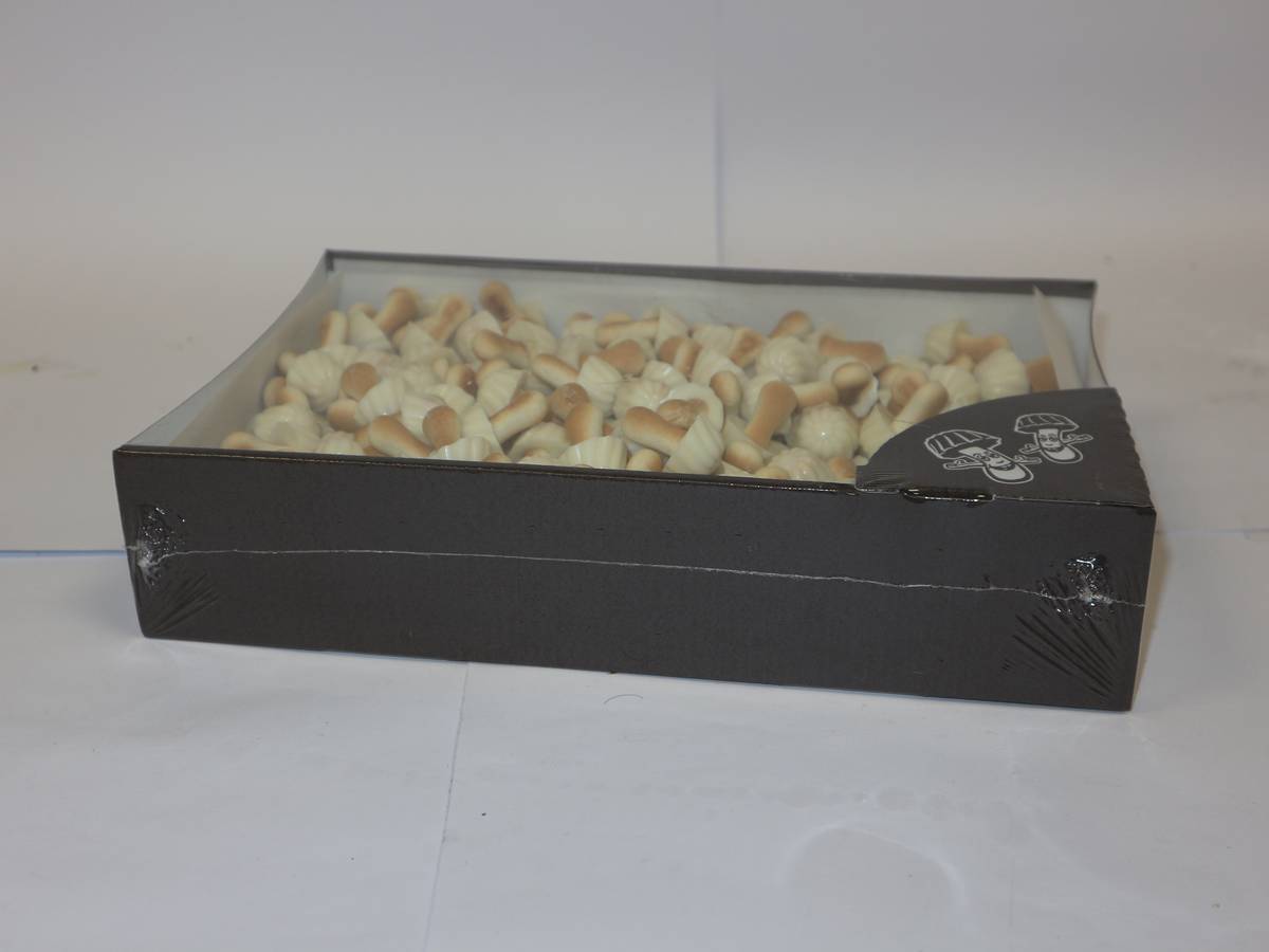 Setas Chocolate Blanco Eurochoc 1kg, galletas