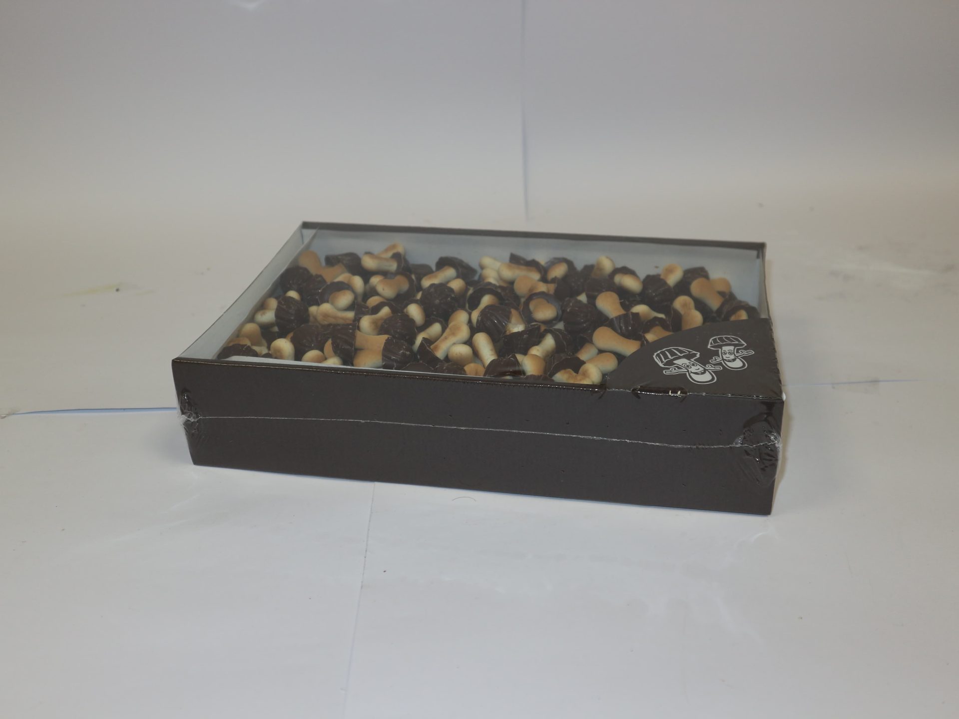 Setas Chocolate Negro Eurochoc 1kg, galletas