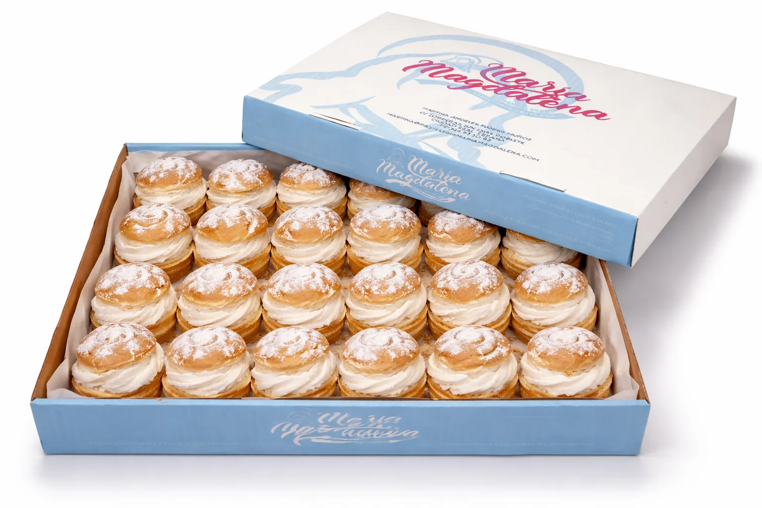 Bocadito de Nata MAGDALENA 1,4kg - Comprar Repostería online | El Mes Dolç