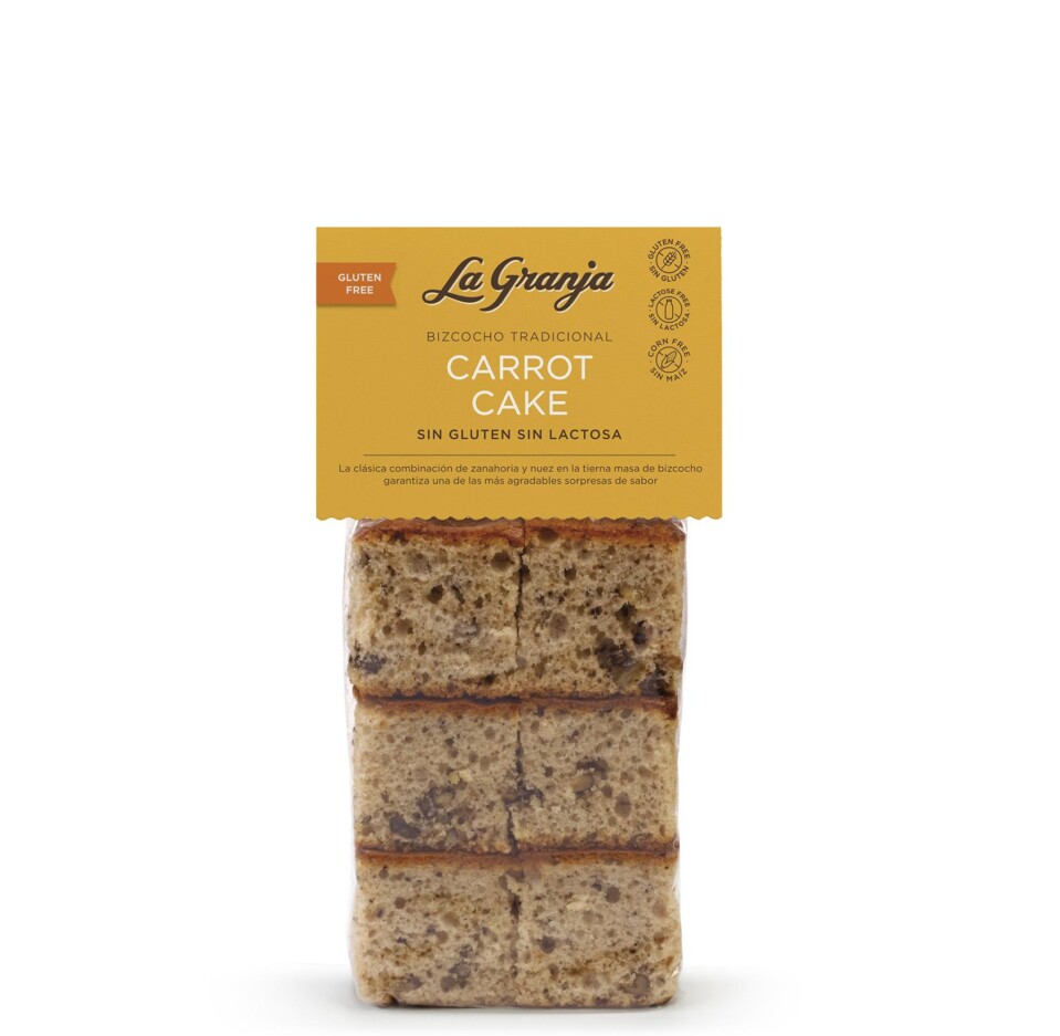 Bizcocho Carrot Cake Sin Gluten Sin Lactosa La Granja