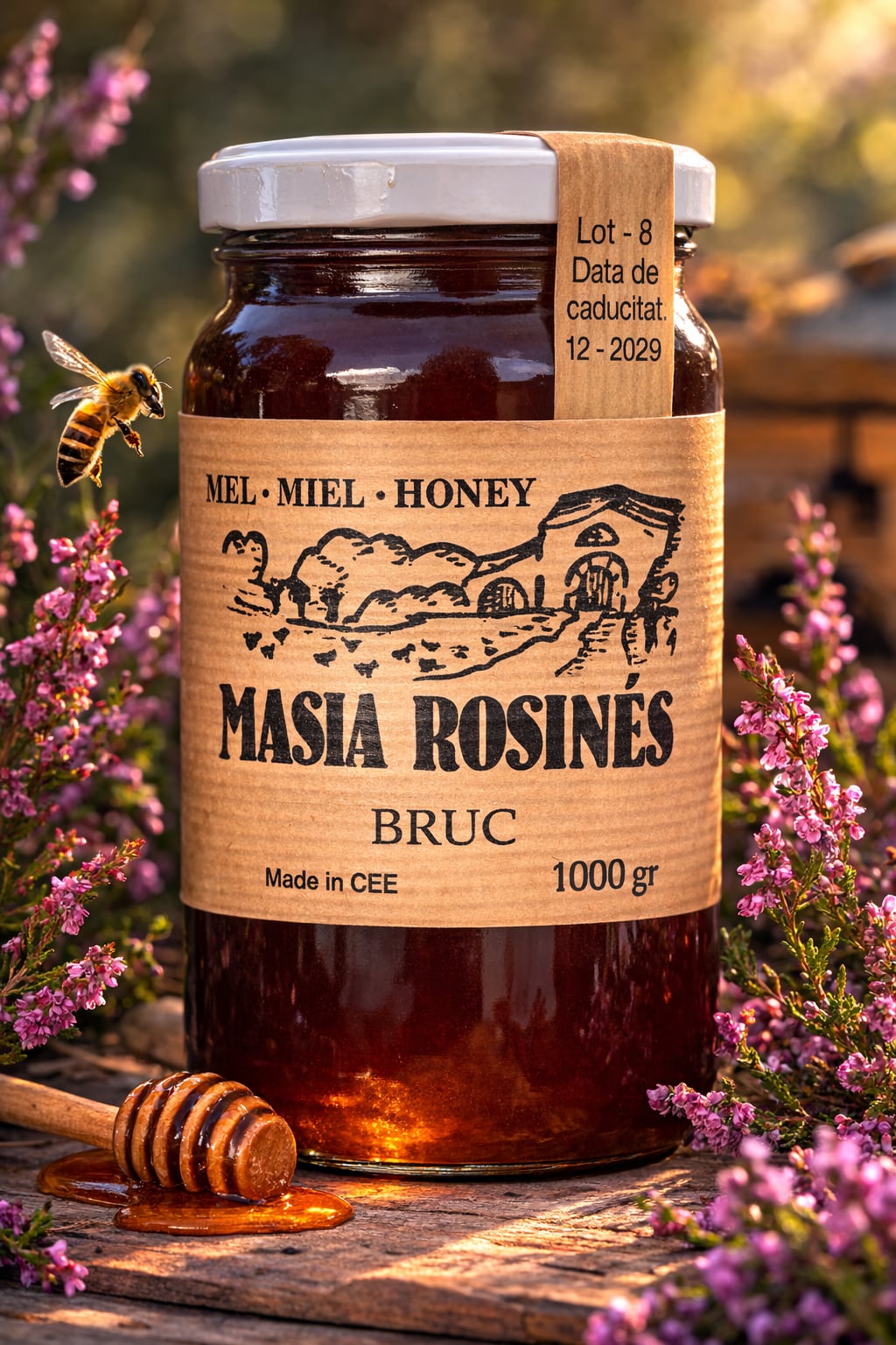 Miel de Bruc MASIA ROSINES 1 kg - Comprar Miel Rosines online | El Mes Dolç
